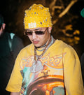Yellow Big Ice Beanie
