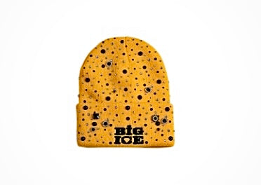 Yellow Big Ice Beanie